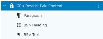 GetPaid Restrict Paid content block parent