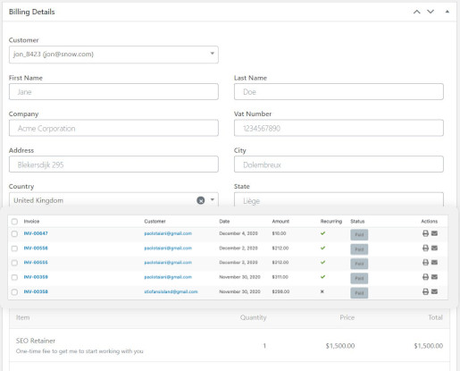 Invoicing system / EU VAT Ready 